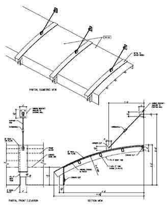 Exterior Canopy Detail Drawing