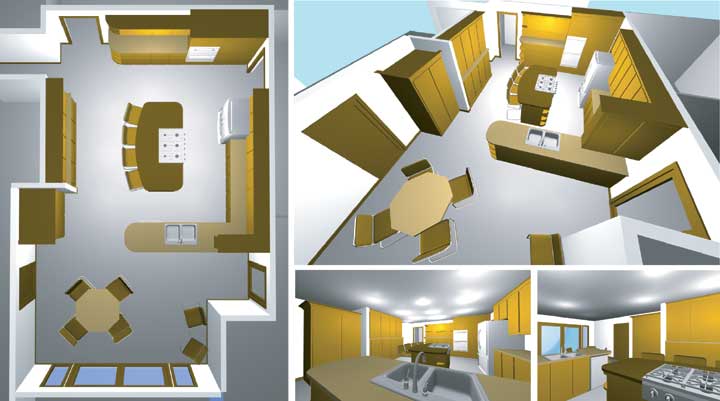 Kitchen Study 3D Models